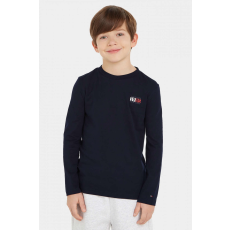 Tommy Hilfiger gyerek blúz KB0KB08627 116 CM Sötétkék 6 év