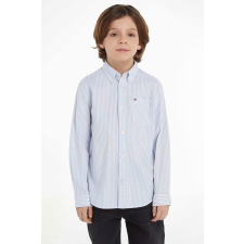 Tommy Hilfiger gyerek ing KB0KB08517 104 CM 4 év Fehér/Levendula kék gyerek blúz