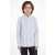 Tommy Hilfiger gyerek ing KB0KB08517 152 CM 12 év Fehér/Levendula kék