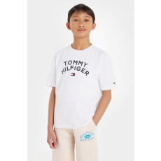 Tommy Hilfiger gyerek póló KB0KB08548 176 CM Fehér 16 év