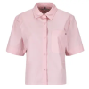 Tommy Hilfiger Ingek / Blúzok ESS POPLIN SS SHIRTS Rózsaszín EU M