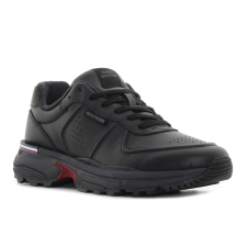 Tommy Hilfiger Modern Runner Premium fekete férfi cipő Méret:44 férfi cipő