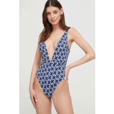 Tommy Hilfiger , Monogram One Piece fürdőruha, fehér, sötétkék, S fürdőruha, bikini