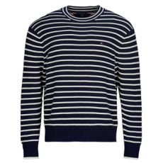 Tommy Hilfiger Pulóverek BRETON STRUCTURE CREW NECK Tengerész EU M