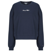 Tommy Hilfiger Pulóverek CLASSIC SCRIPT TERRY SWEATSHIRT Tengerész EU M női pulóver, kardigán