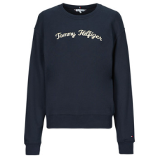 Tommy Hilfiger Pulóverek MDRN REG SCRIPT SWEATSHIRT Tengerész EU S női pulóver, kardigán