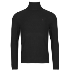 Tommy Hilfiger Pulóverek PIMA ORG CTN CASHMERE ROLL NECK Fekete EU L