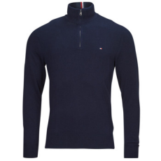 Tommy Hilfiger Pulóverek PIMA ORG CTN CASHMERE ZIP MOCK Tengerész EU XXL