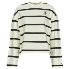 Tommy Hilfiger Pulóverek TH SCRIPT MDRN TERRY SWTSHRT Fehér EU S