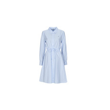 Tommy Hilfiger Rövid ruhák ITHAKA KNEE SHIRT-DRESS LS Kék FR 36 női ruha