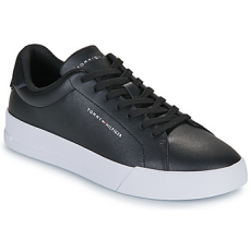 Tommy Hilfiger Rövid szárú edzőcipők TH COURT LTH DETAIL ESS Fekete 42