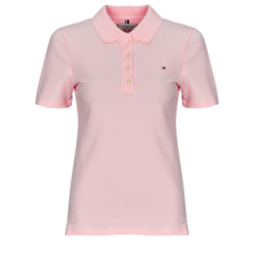 Tommy Hilfiger Rövid ujjú galléros pólók 1985 SLIM PIQUE POLO SS Rózsaszín EU M