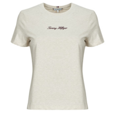 Tommy Hilfiger Rövid ujjú pólók CLASSIC SCRIPT REG SS TEE Bézs EU XS
