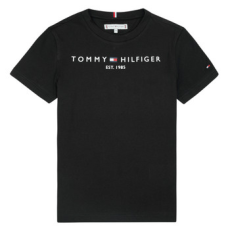 Tommy Hilfiger Rövid ujjú pólók ESSENTIAL TEE S/S Fekete 10 éves