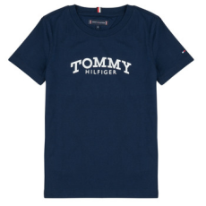 Tommy Hilfiger Rövid ujjú pólók MONOTYPE PRINT GRAPHIC T-SHIRT Tengerész 4 éves