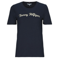 Tommy Hilfiger Rövid ujjú pólók REG SCRIPT C-NK SS Tengerész EU M