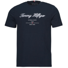 Tommy Hilfiger Rövid ujjú pólók SCRIPT LOGO TEE Tengerész EU XS férfi póló