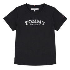 Tommy Hilfiger Rövid ujjú pólók TOMMY FOIL TEE SS Fekete 14 éves gyerek póló