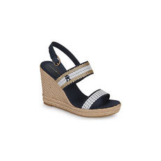 Tommy Hilfiger Szandálok / Saruk GOLDEN WEBBING WEDGE Tengerész 39