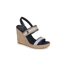 Tommy Hilfiger Szandálok / Saruk GOLDEN WEBBING WEDGE Tengerész 41 női szandál