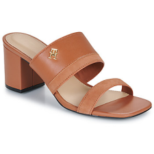 Tommy Hilfiger Szandálok / Saruk LEATHER   SUEDE BLOCK HEEL MULE Barna 41 női szandál