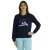 Tommy Hilfiger Tommy Hilfiger sötétkék női pulóver – 2XL