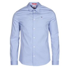 Tommy Jeans Hosszú ujjú ingek TJM ORIGINAL STRETCH SHIRT Kék EU M