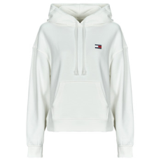 Tommy Jeans Pulóverek TJW BXY BADGE HOODIE EXT Fehér EU S