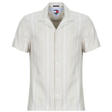 Tommy Jeans Rövid ujjú ingek TJM TEXTURED REG CAMP SHIRT EXT Barna EU L