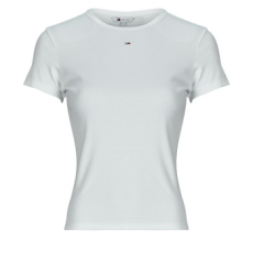 Tommy Jeans Rövid ujjú pólók TJW SLIM ESSENTIAL RIB SS Fehér EU M
