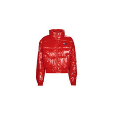 Tommy Jeans Steppelt kabátok TJW BADGE GLOSSY PUFFER Piros EU L