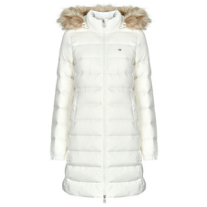 Tommy Jeans Steppelt kabátok TJW ESSENTIAL HOODED DOWN COAT Fehér EU S