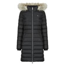 Tommy Jeans Steppelt kabátok TJW ESSENTIAL HOODED DOWN COAT Fekete EU XS női dzseki, kabát