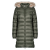 Tommy Jeans Steppelt kabátok TJW ESSENTIAL HOODED DOWN COAT Zöld EU XXS