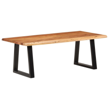  Tömör akácfa dohányzóasztal 110 x 55 x 40 cm bútor