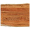  tömör akácfa téglalap alakú asztallap 100x80x3,8 cm