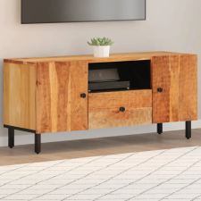  Tömör akácfa TV-szekrény 105 x 33 x 46 cm bútor