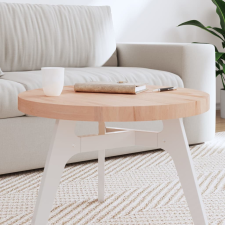  tömör bükkfa kerek asztallap Ø60 x 4 cm bútor