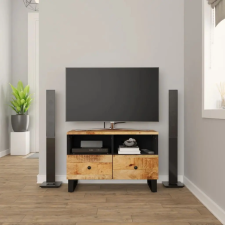  Tömör mangófa TV-szekrény 70 x 33 x 46 cm bútor