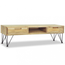 Tömör tíkfa TV-szekrény 120 x 35 x 35 cm bútor
