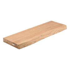  Tömör tölgy fa polc természetes szélekkel 70x22x4 cm bútor