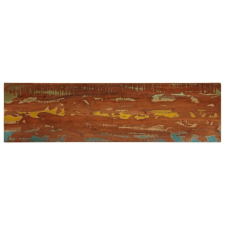  tömör újrahasznosított fa téglalap alakú asztallap 110x20x3,8cm bútor