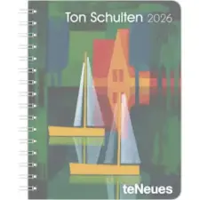  Ton Schulten 2026 - Diary - Buchkalender - Taschenkalender - Kunstkalender - 16,5x21,6 idegen nyelvű könyv