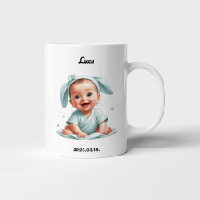 Tonerek.com Lány baba születik emlék bögre 1. karakter bögrék, csészék