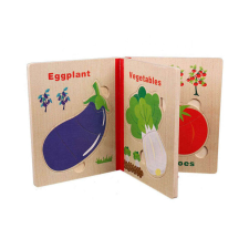 Tongcheng Fa baba könyv - bébi kirakóval - zöldségek puzzle, kirakós