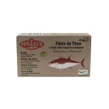 Tonhal filé bio extraszűz oliva olajban dobozban 120 g konzerv