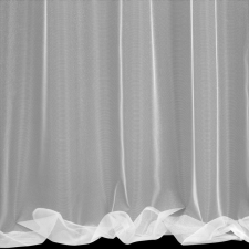  Tonia fényáteresztő függöny fényes mikrohálóból mennyezeti sínhez Fehér 140x300 cm lakástextília