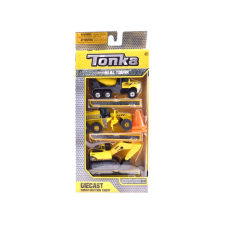  Tonka építőipari járművek 3 db-os készlet autópálya és játékautó