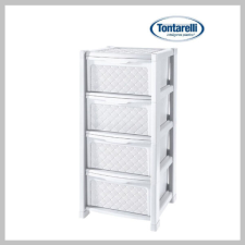  Tontarelli 4 fiókos komód szekrény  fehér ZT-8025647C112 bútor