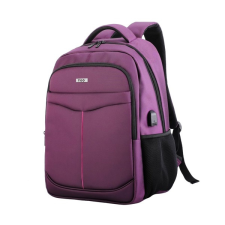 TOO 15,6" BPSW012P156-USB USB portos lila hátizsák számítógéptáska